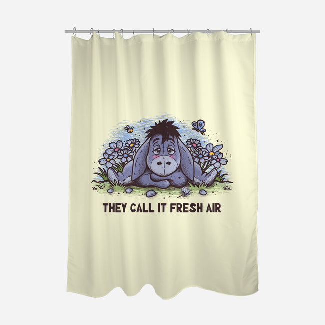 Allergic Donkey-None-Polyester-Shower Curtain-retrodivision
