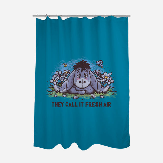 Allergic Donkey-None-Polyester-Shower Curtain-retrodivision