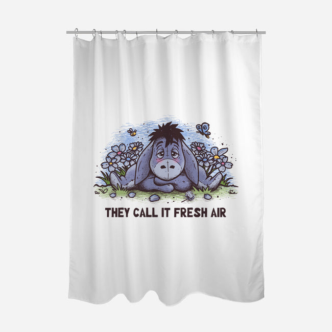 Allergic Donkey-None-Polyester-Shower Curtain-retrodivision