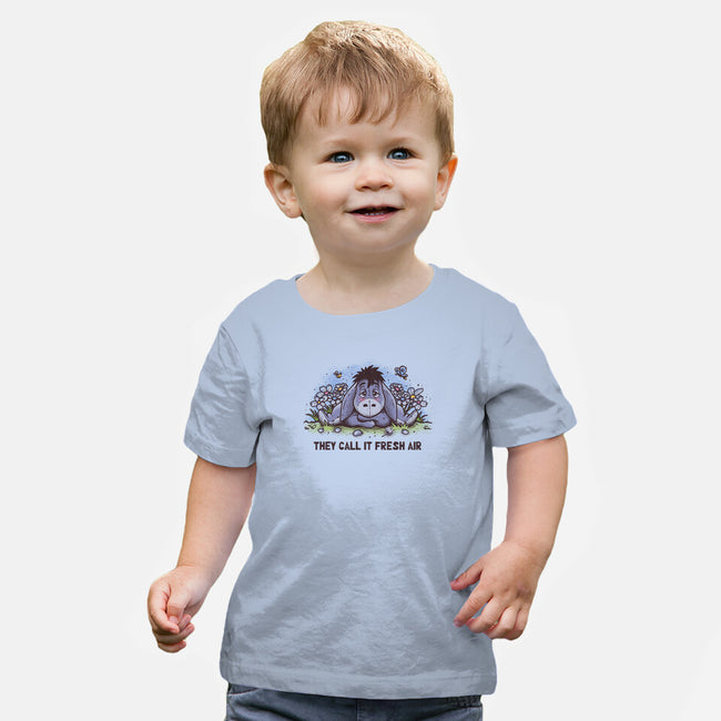 Allergic Donkey-Baby-Basic-Tee-retrodivision