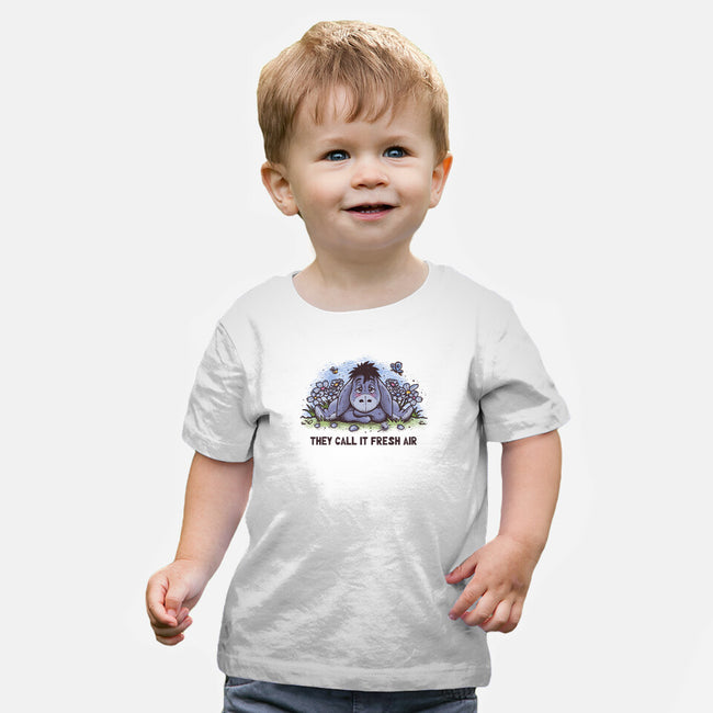 Allergic Donkey-Baby-Basic-Tee-retrodivision