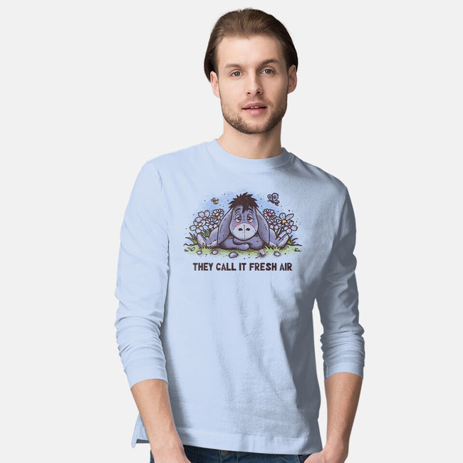 Allergic Donkey-Mens-Long Sleeved-Tee-retrodivision