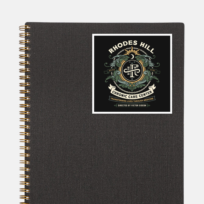 Rhodes Hill Chronic Care Center Crest-None-Glossy-Sticker-LAGELANTEE