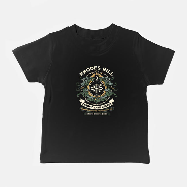 Rhodes Hill Chronic Care Center Crest-Baby-Basic-Tee-LAGELANTEE