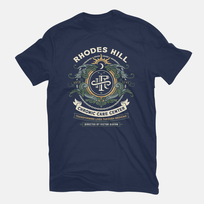 Rhodes Hill Chronic Care Center Crest-Mens-Basic-Tee-LAGELANTEE
