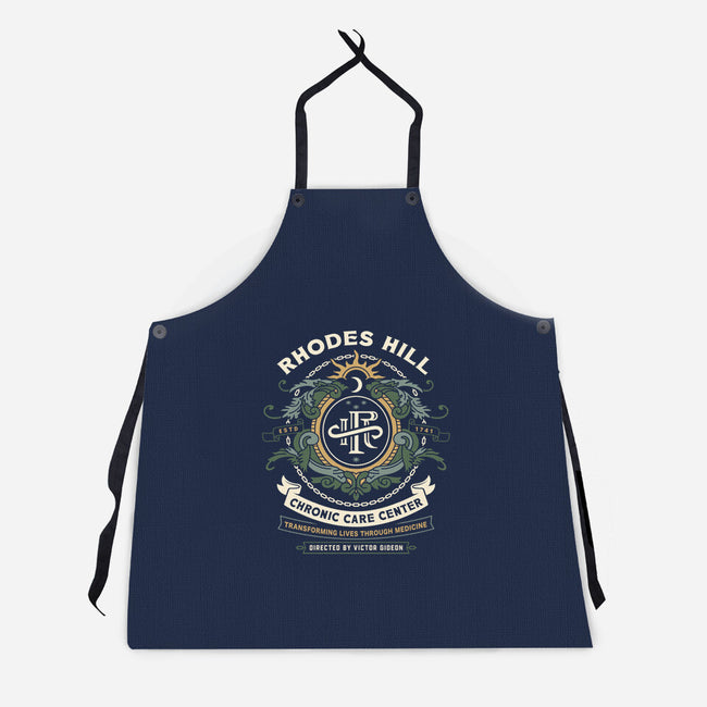 Rhodes Hill Chronic Care Center Crest-Unisex-Kitchen-Apron-LAGELANTEE