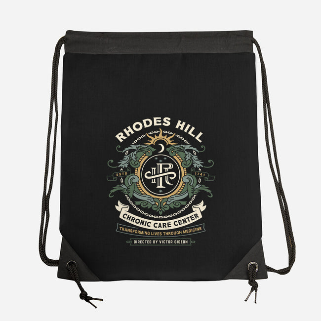 Rhodes Hill Chronic Care Center Crest-None-Drawstring-Bag-LAGELANTEE