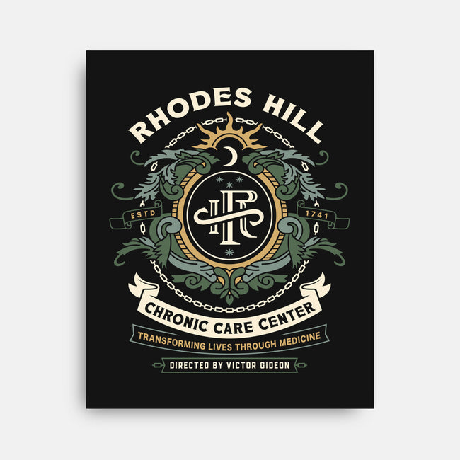 Rhodes Hill Chronic Care Center Crest-None-Stretched-Canvas-LAGELANTEE