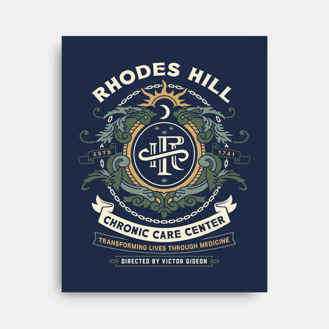 Rhodes Hill Chronic Care Center Crest-None-Stretched-Canvas-LAGELANTEE