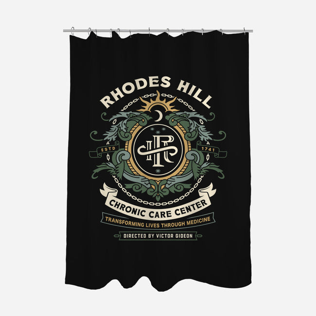 Rhodes Hill Chronic Care Center Crest-None-Polyester-Shower Curtain-LAGELANTEE