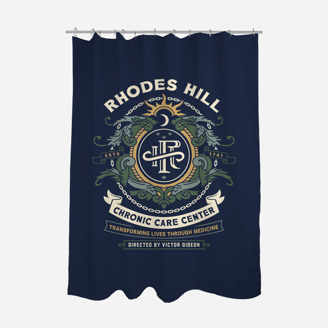Rhodes Hill Chronic Care Center Crest-None-Polyester-Shower Curtain-LAGELANTEE