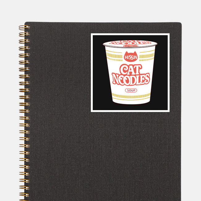 Cat Noodles Soup-None-Glossy-Sticker-vp021