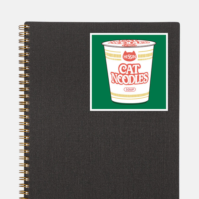 Cat Noodles Soup-None-Glossy-Sticker-vp021