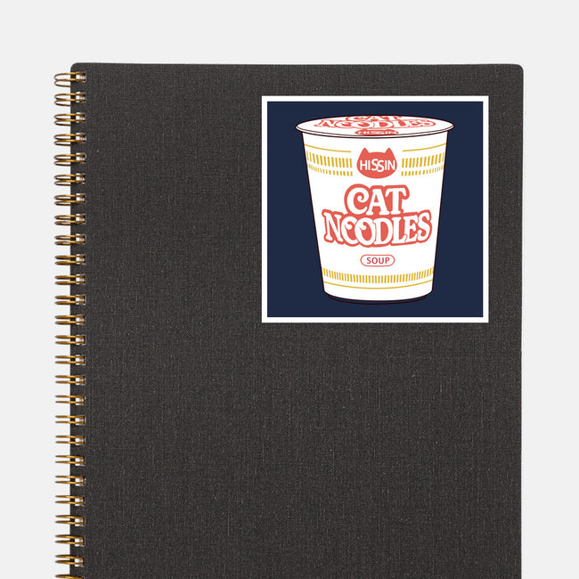 Cat Noodles Soup-None-Glossy-Sticker-vp021