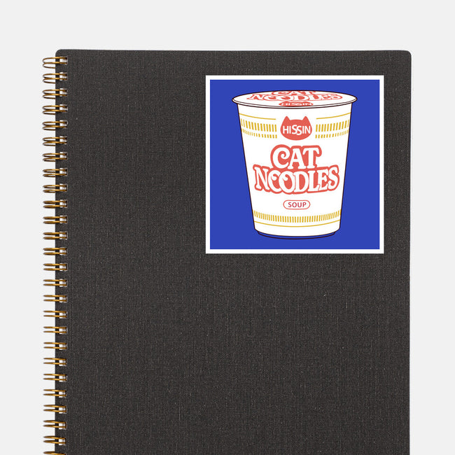 Cat Noodles Soup-None-Glossy-Sticker-vp021