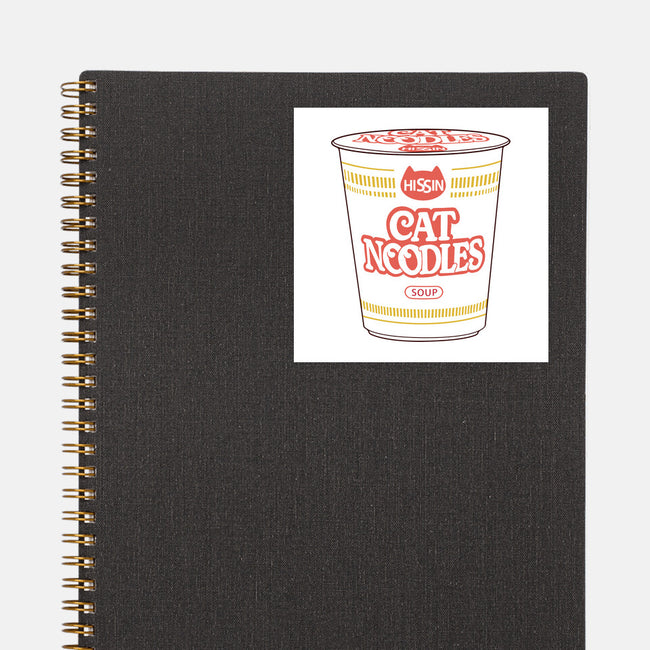 Cat Noodles Soup-None-Glossy-Sticker-vp021