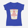 Cat Noodles Soup-Womens-V-Neck-Tee-vp021