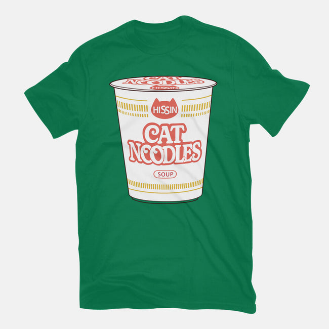 Cat Noodles Soup-Unisex-Basic-Tee-vp021