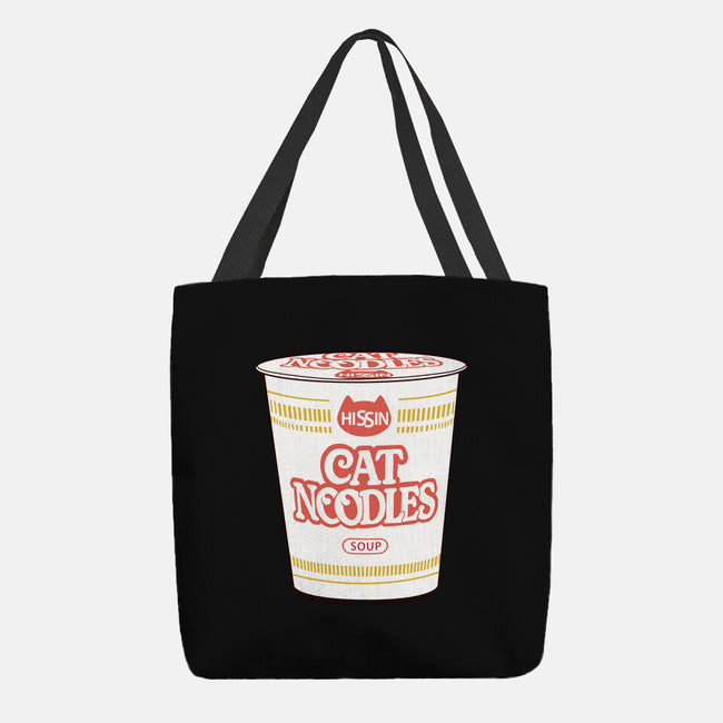 Cat Noodles Soup-None-Basic Tote-Bag-vp021