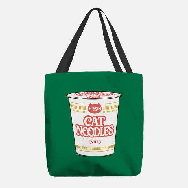 Cat Noodles Soup-None-Basic Tote-Bag-vp021
