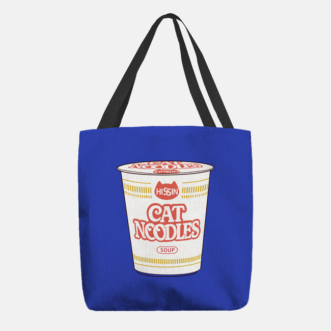 Cat Noodles Soup-None-Basic Tote-Bag-vp021