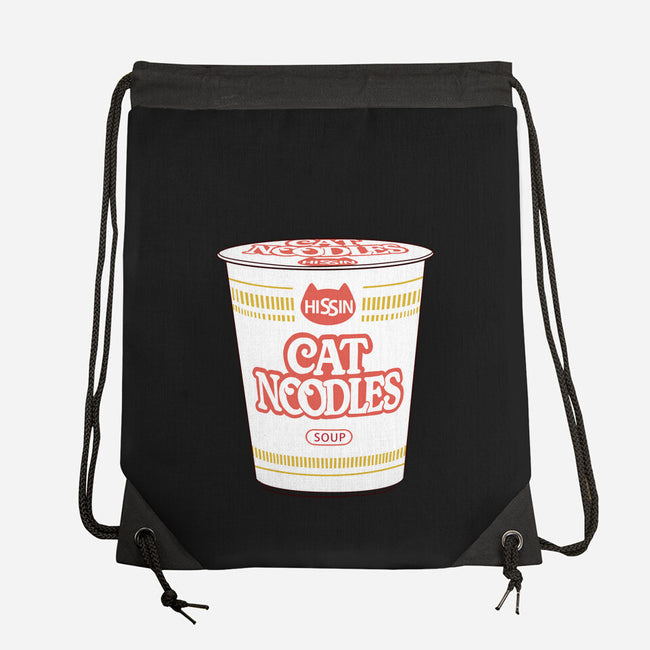 Cat Noodles Soup-None-Drawstring-Bag-vp021