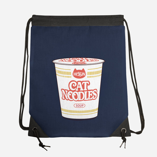 Cat Noodles Soup-None-Drawstring-Bag-vp021