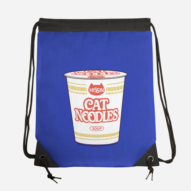 Cat Noodles Soup-None-Drawstring-Bag-vp021