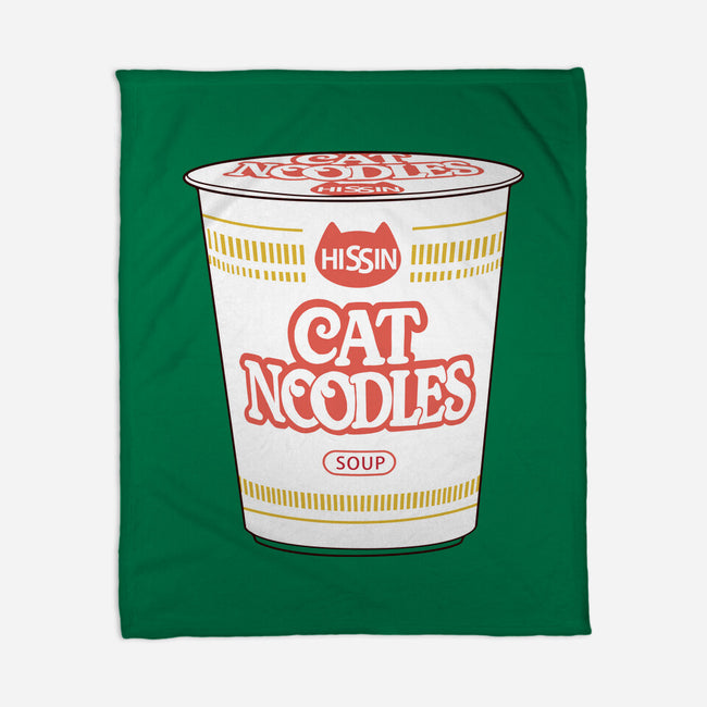Cat Noodles Soup-None-Fleece-Blanket-vp021