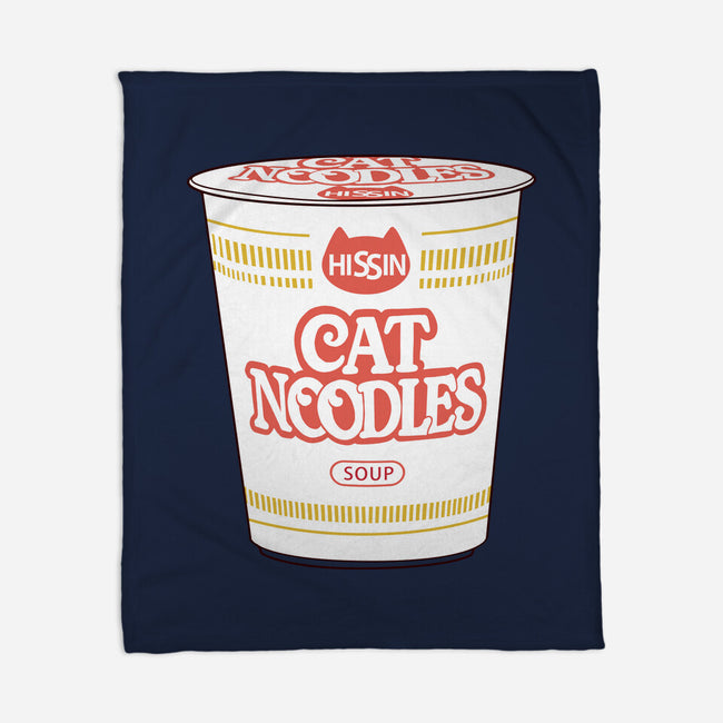 Cat Noodles Soup-None-Fleece-Blanket-vp021