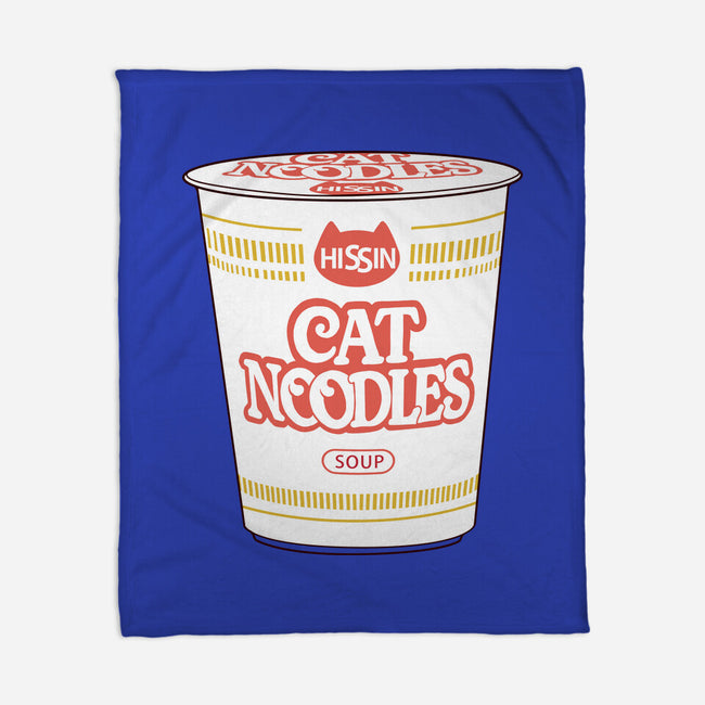 Cat Noodles Soup-None-Fleece-Blanket-vp021