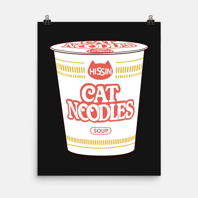 Cat Noodles Soup-None-Matte-Poster-vp021