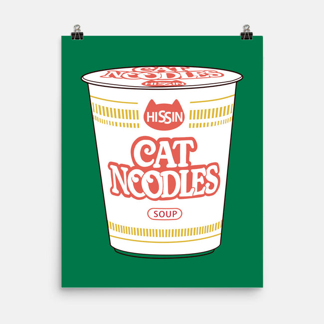 Cat Noodles Soup-None-Matte-Poster-vp021