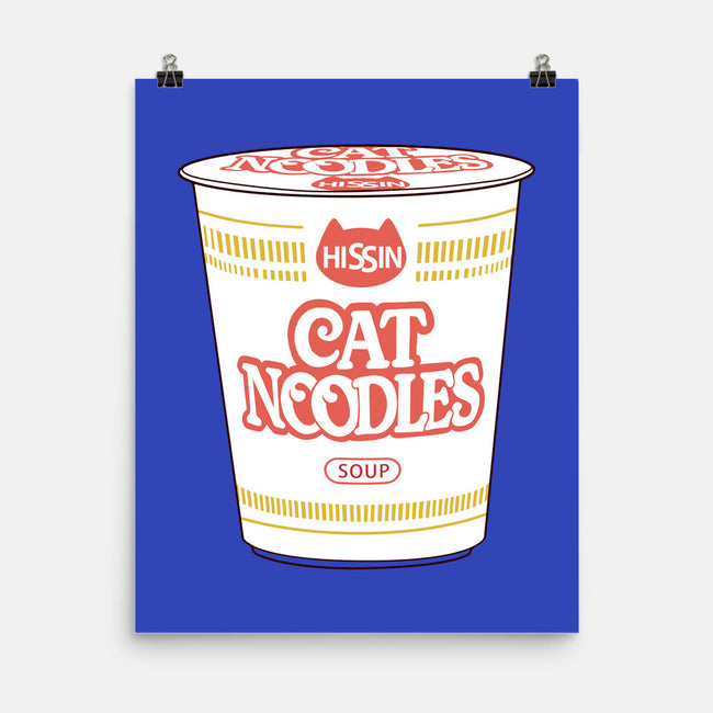 Cat Noodles Soup-None-Matte-Poster-vp021