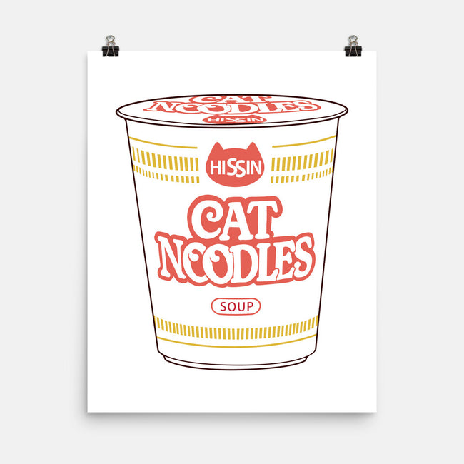 Cat Noodles Soup-None-Matte-Poster-vp021