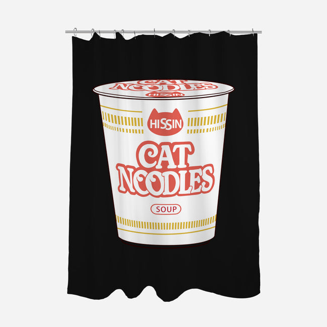 Cat Noodles Soup-None-Polyester-Shower Curtain-vp021