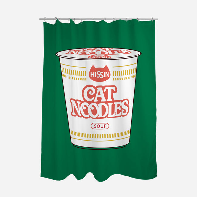 Cat Noodles Soup-None-Polyester-Shower Curtain-vp021