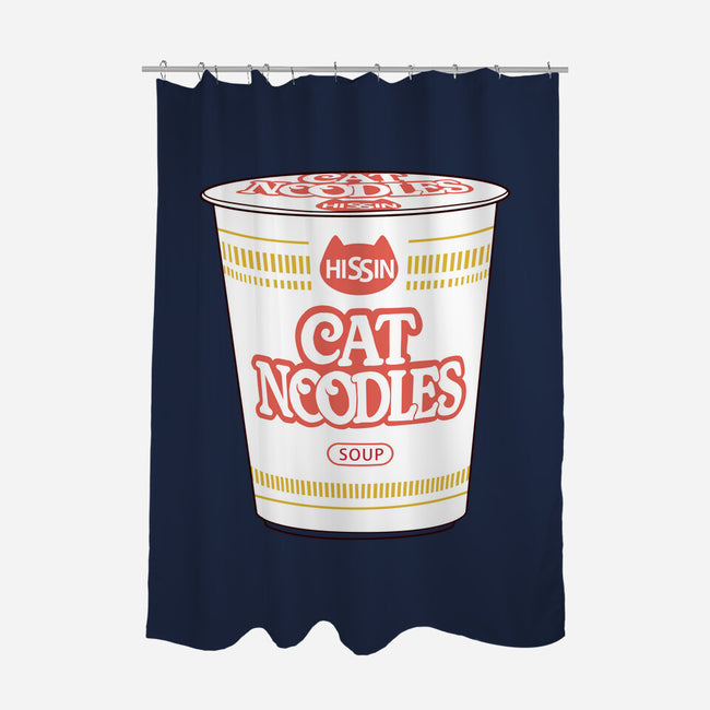 Cat Noodles Soup-None-Polyester-Shower Curtain-vp021