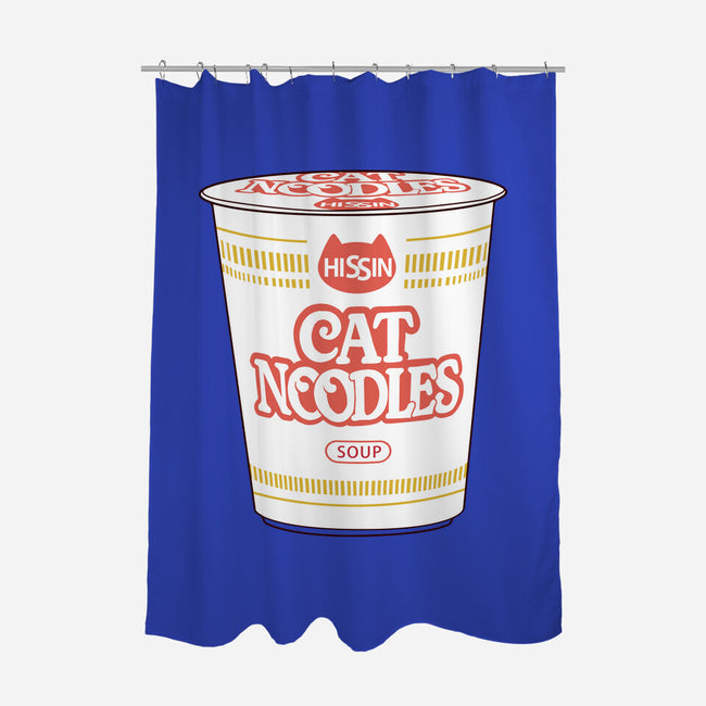 Cat Noodles Soup-None-Polyester-Shower Curtain-vp021