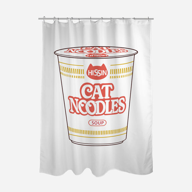 Cat Noodles Soup-None-Polyester-Shower Curtain-vp021