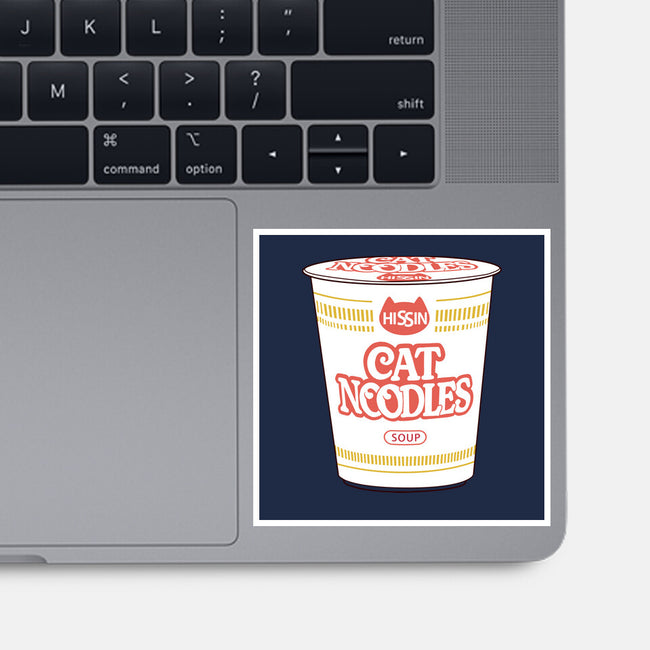 Cat Noodles Soup-None-Glossy-Sticker-vp021