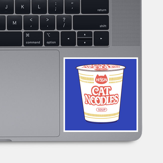 Cat Noodles Soup-None-Glossy-Sticker-vp021