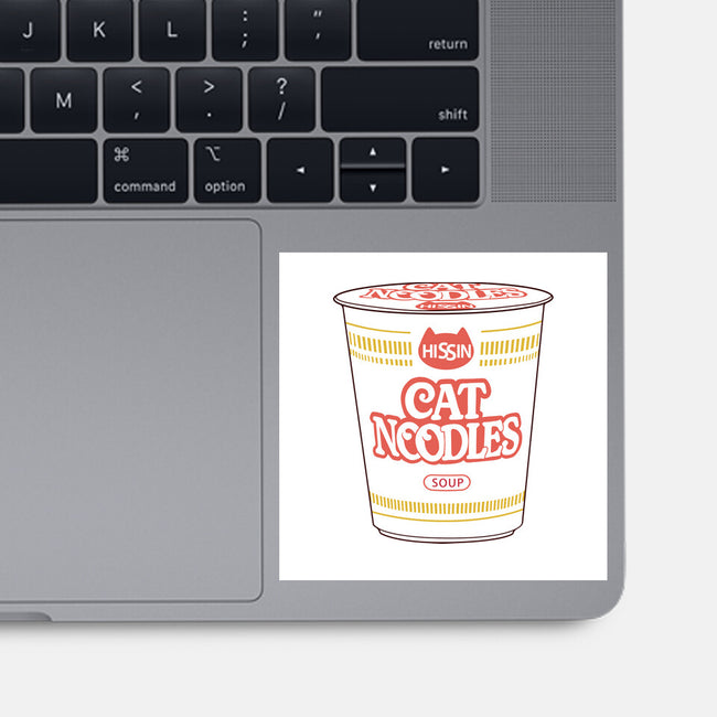 Cat Noodles Soup-None-Glossy-Sticker-vp021