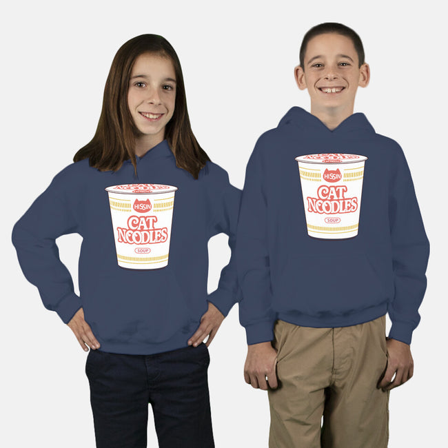 Cat Noodles Soup-Youth-Pullover-Sweatshirt-vp021