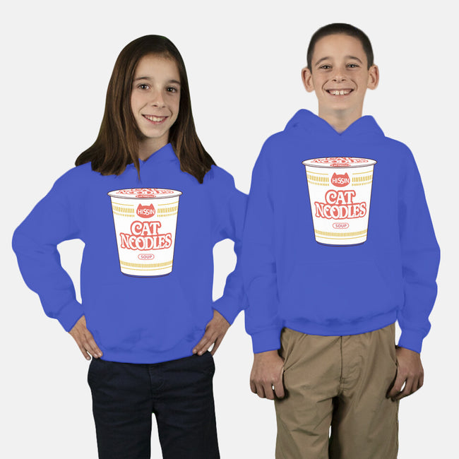 Cat Noodles Soup-Youth-Pullover-Sweatshirt-vp021