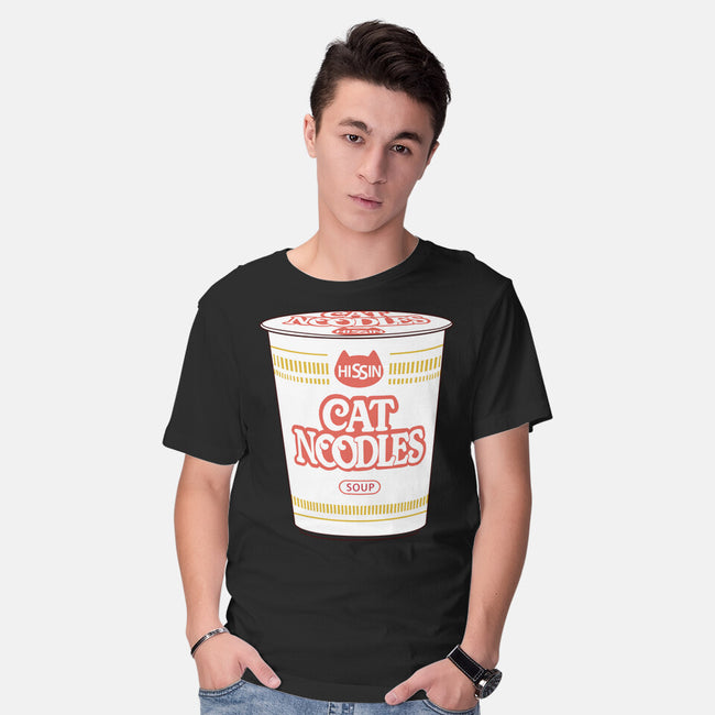 Cat Noodles Soup-Mens-Basic-Tee-vp021