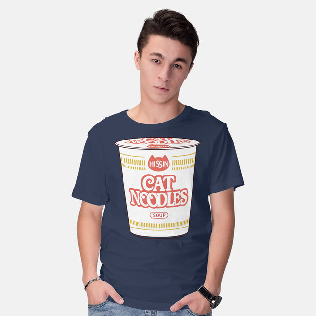 Cat Noodles Soup-Mens-Basic-Tee-vp021