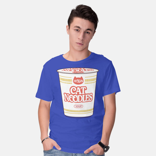 Cat Noodles Soup-Mens-Basic-Tee-vp021