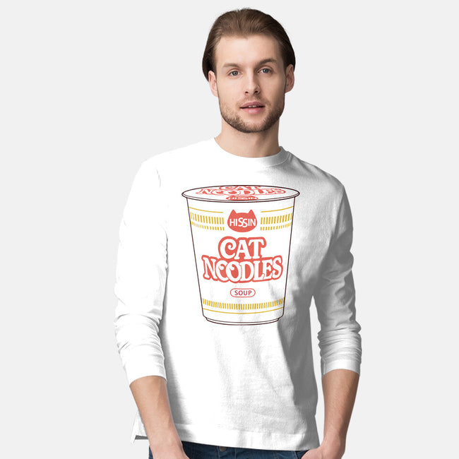 Cat Noodles Soup-Mens-Long Sleeved-Tee-vp021