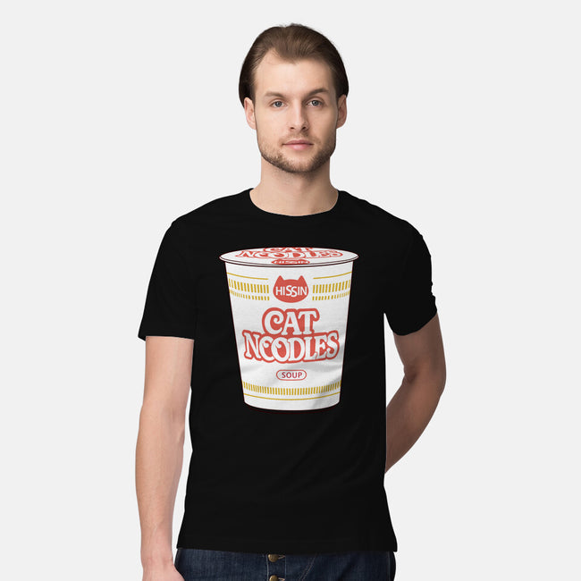 Cat Noodles Soup-Mens-Premium-Tee-vp021